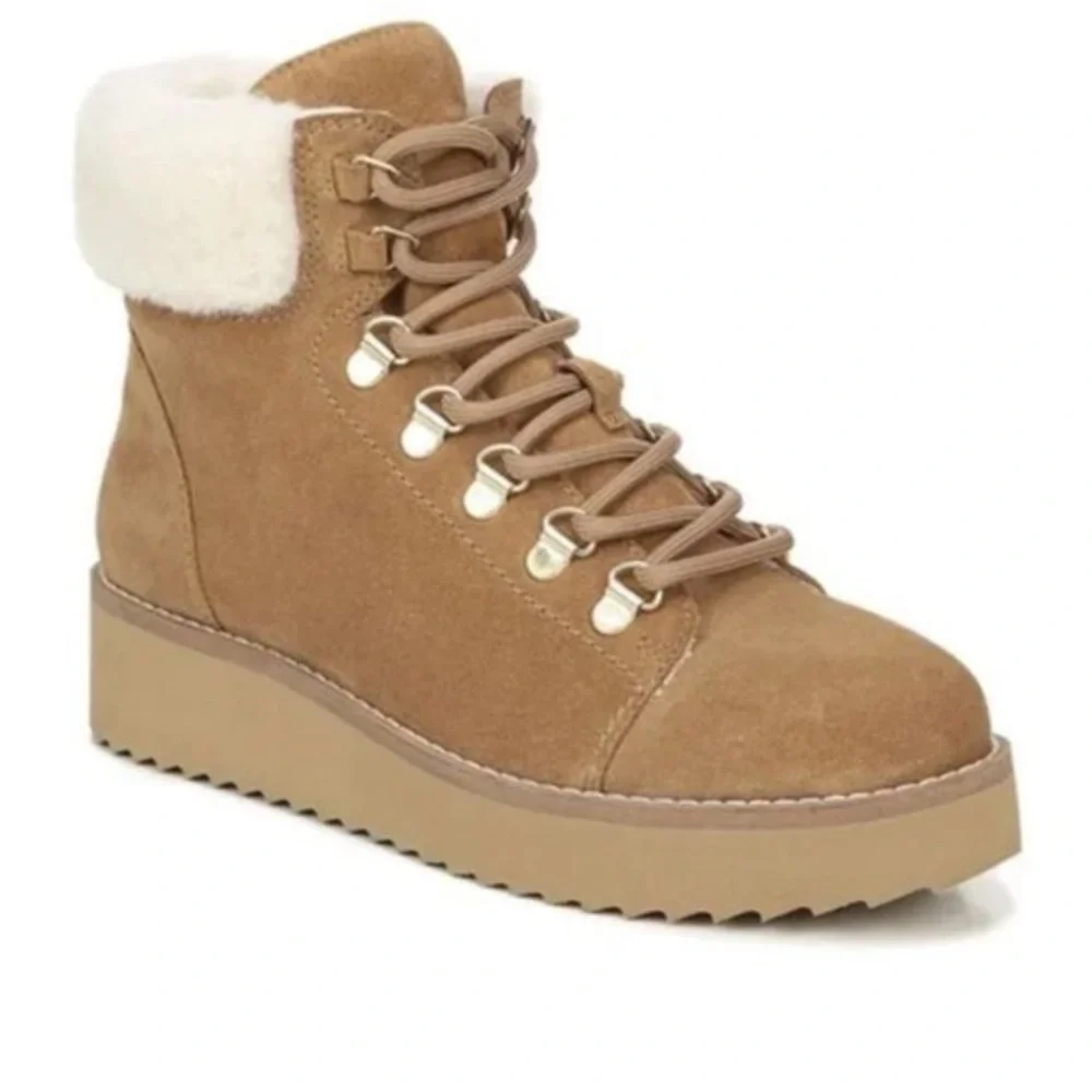 NWOT Sam Edelman Women's Tan Suede Ankle Boots